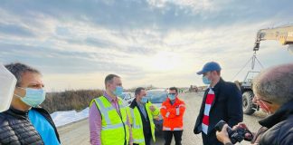 Vîlceanu, vizită pe șantierul centurii ocolitoare din Târgu-Jiu