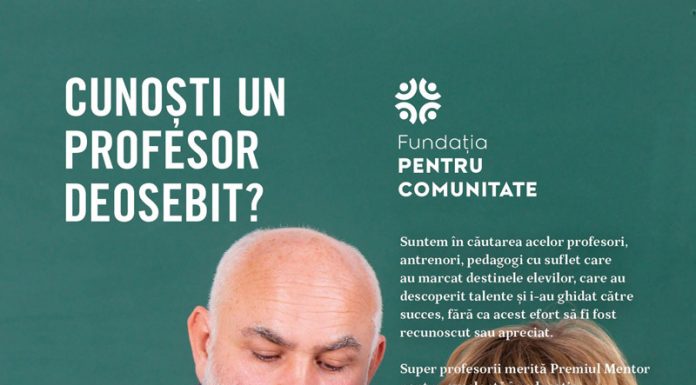 Premiul Mentor pentru excelență în educație – ultimele săptămâni pentru nominalizări