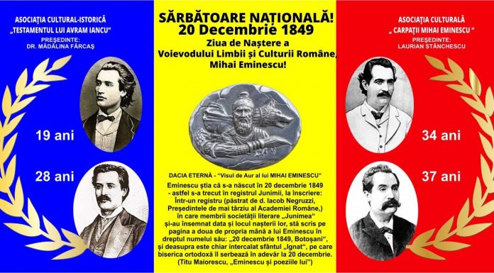 Mihai Eminescu, Voievodul Culturii și Limbii Române, celebrat la Alba Iulia
