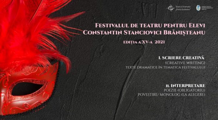 Festivalul de Teatru pentru Elevi „Constantin Stanciovici Brănișteanu” și-a desemnat câștigătorii