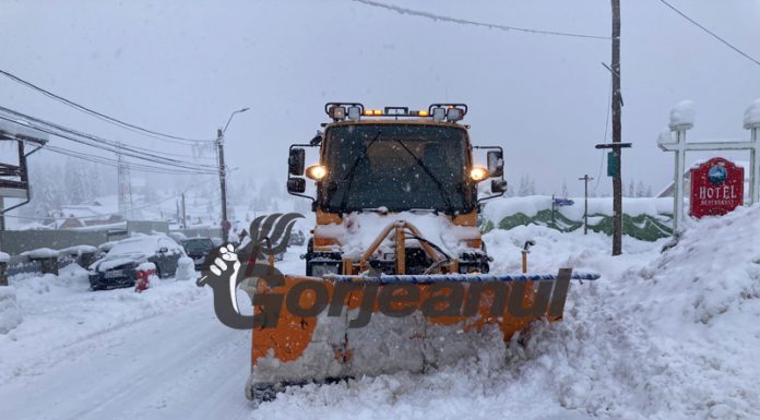 Iarnă în toată regula la Rânca