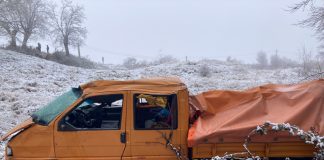 Patru răniți după ce au căzut cu mașina într-o râpă la Prigoria!