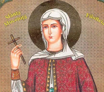 La prăznuirea Sfintei Mc. Filofteia – ,,Sfântă mare muceniță a lui Hristos, Filoftee, milostivește-te spre noi, care cădem cu genunchii plecați și cerem, prin rugăciunile tale cele sfinte, ajutor și mântuire din supărările ce ne cuprind”!