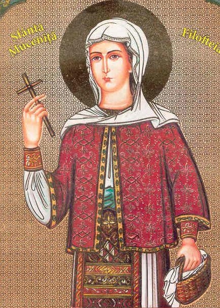 La prăznuirea Sfintei Mc. Filofteia – ,,Sfântă mare muceniță a lui Hristos, Filoftee, milostivește-te spre noi, care cădem cu genunchii plecați și cerem, prin rugăciunile tale cele sfinte, ajutor și mântuire din supărările ce ne cuprind”!
