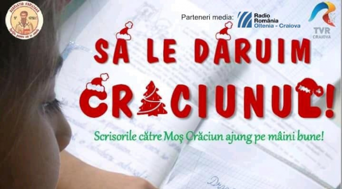 „Să le dăruim Crăciunul!” Campanie umanitară pentru copiii nevoiași din Gorj și Dolj