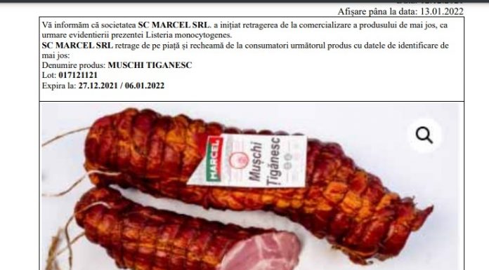 Muşchi ţigănesc şi urechi de porc, contaminate cu o bacterie periculoasă