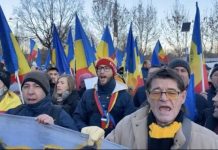 Au început protestele în fața Parlamentului