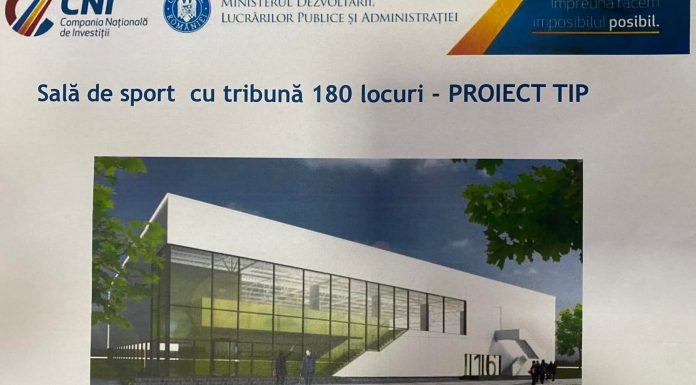 Sală de sport cu 180 de locuri în comuna Padeș