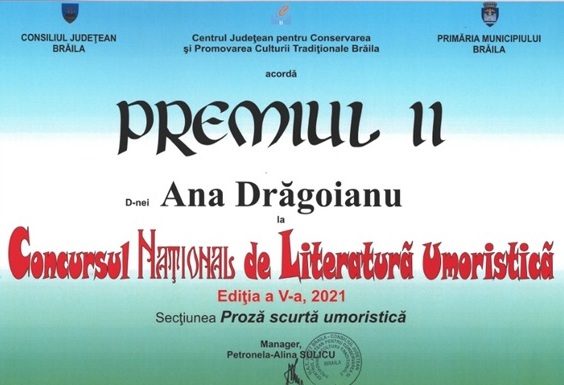 Și Brăila a premiat-o pe gorjeanca Any Drăgoianu