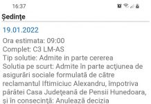 Primul dosar de pensionare pe Legea 197/2021, câștig de cauză la Deva