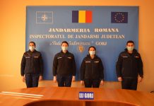 Studenți în practică la Jandarmeria Gorj