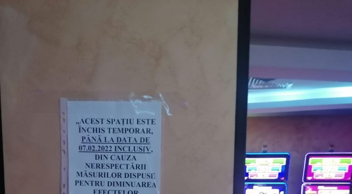 Rovinari: Sală de jocuri de noroc, închisă de poliție