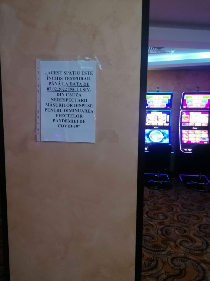 Rovinari: Sală de jocuri de noroc, închisă de poliție