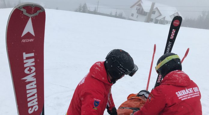 Zeci de intervenții pe pârtie