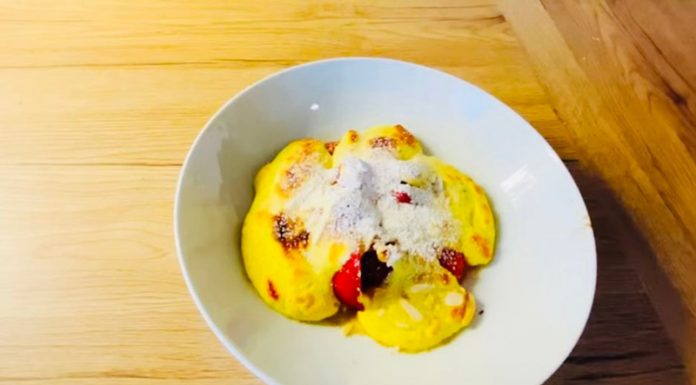 VIDEO: Rețeta săptămânii – Fabi’s Kitchen: ,,Desert rapid la cuptor”