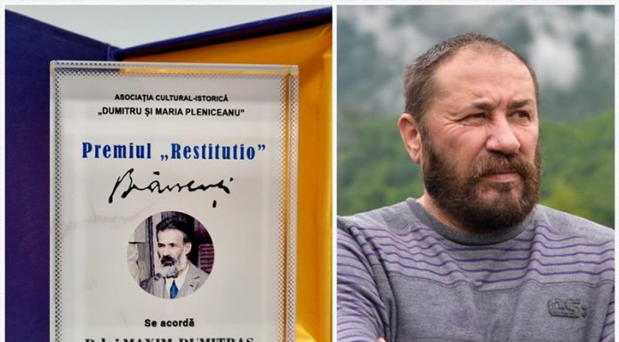Premiul „Restitutio. Brâncuși”, acordat în acest an sculptorului Maxim Dumitraș