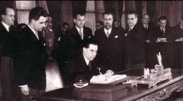 75 de ani de la aşezarea postbelică a României: semnarea Tratatului de Pace de la Paris