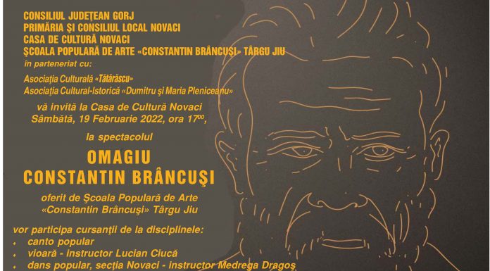 Spectacol muzical-coregrafic, la Novaci. „Omagiu Constantin Brâncuși”