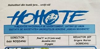 Apariție: Un nou număr din ,,Hohote” – publicație de divertisment și satiră