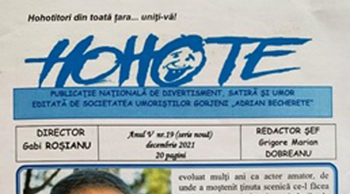 Apariție: Un nou număr din ,,Hohote” – publicație de divertisment și satiră