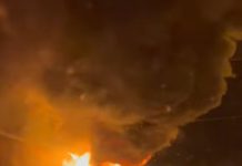 Târgu Jiu: Un autobuz a ars în întregime, în această dimineață