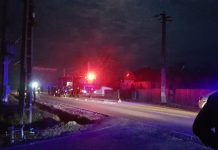 UPDATE, Bălcești: Un tânăr a acroșat un bărbat întins pe șosea