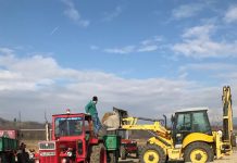 Drum sătesc reparat cu ajutorul voluntarilor