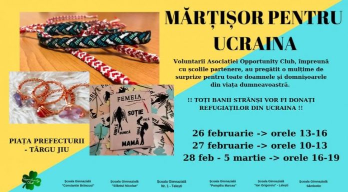 Mărțișoare pentru Ucraina