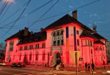 Primăria Târgu Jiu, în roșu