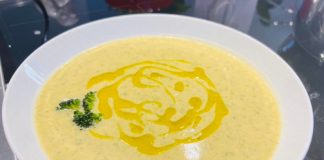 VIDEO: Rețeta săptămânii – Fabi’s Kitchen: Supă cremă de broccoli cu ulei de măsline presat la rece