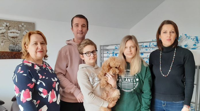 Familie ucrainiană cu un copil cu hemofilie, ajutată de PSD Gorj