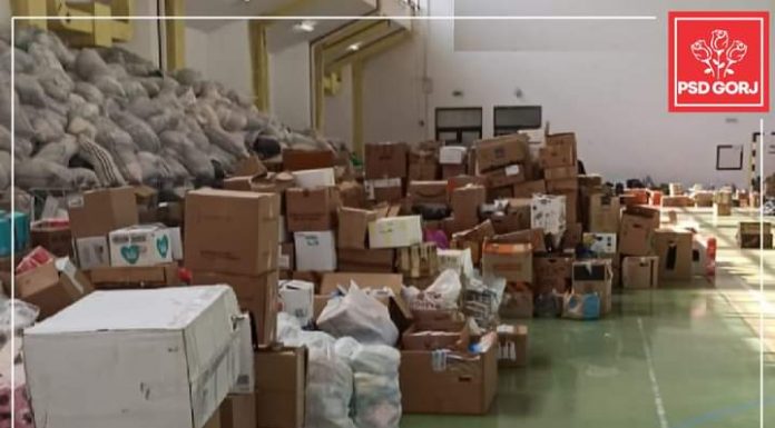 Campanie umanitară PSD: Donațiile gorjenilor, în drum spre Kiev