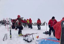 Viscol și vreme rea la concursul salvamontiștilor de la Rânca