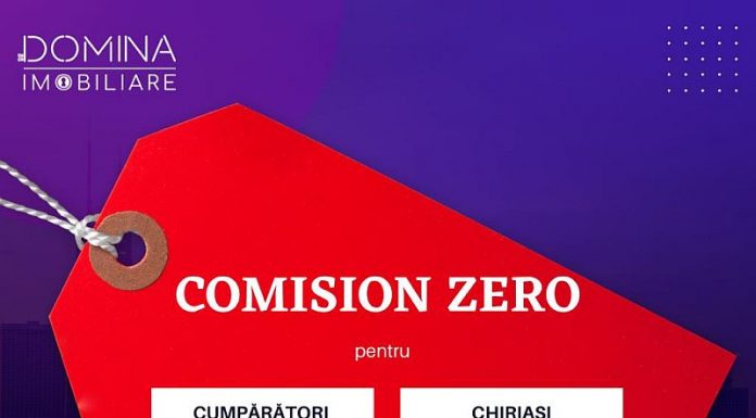 Comunicat de presă – Domina Imobiliare – prima agenție din Gorj care introduce politica de COMISION ZERO pentru cumpărători/chiriași