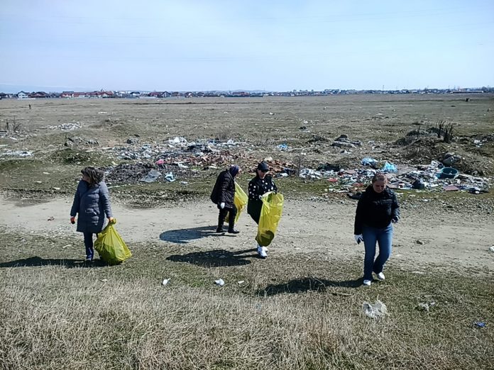 Acțiune de ecologizare pe malul râului Șușița