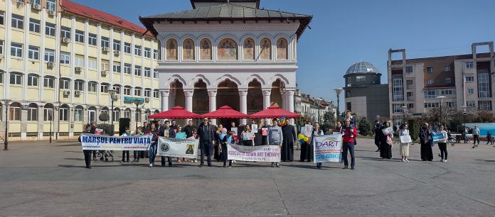 ,,MARŞUL PENTRU VIAŢĂ“, un eveniement cu numeroşi participanţi la Târgu-Jiu