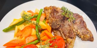 VIDEO: Rețeta săptămânii – Bucătăria lui Fabi: Friptură de miel cu legume sotate