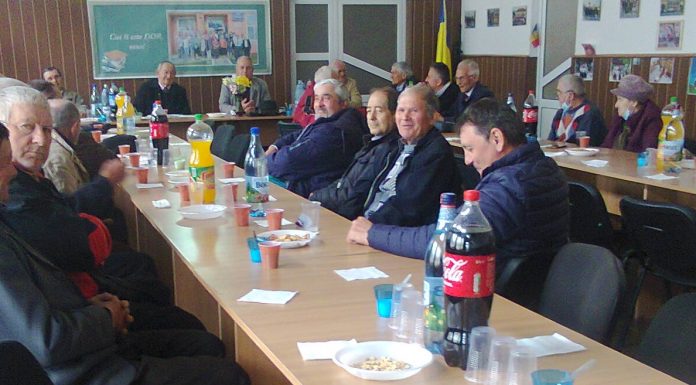 Adunarea generală a Filialei «Ligii Pensionarilor» de la Strâmba-Jiu, Turceni!