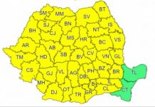 Cod galben de ploi și vijelii în toată țara!