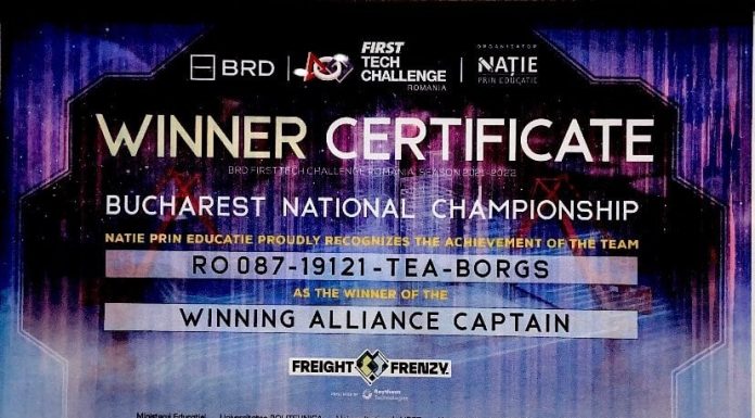 VIDEO: Echipa ,,Tea-Borgs” de la CNTV, câștigătoare la concursul național de robotică! Copiii vor merge la Olimpiada Internațională de la Houston, SUA