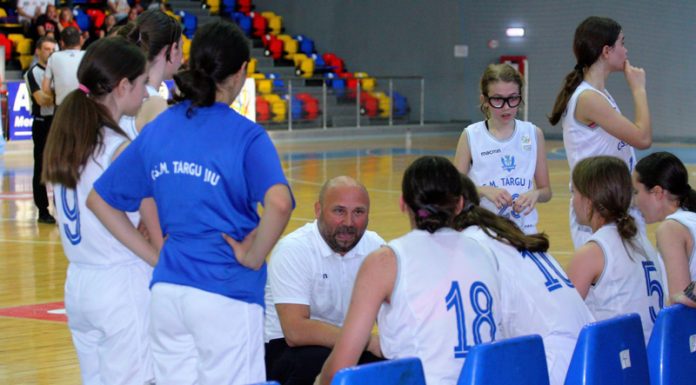 Baschetbalistele U13, locul 5 după turneul de la Târgu-Jiu