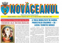 Eveniment editorial – NOVĂCEANUL de Aprilie
