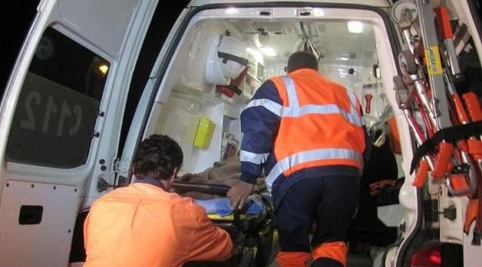 Pieton accidentat de o mașină la Motru
