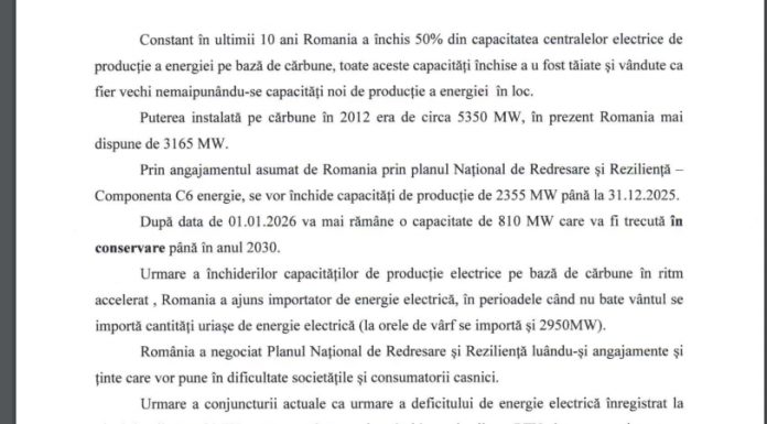 Cartel Alfa Gorj cere renegocierea PNRR. CEO va ajunge la fier vechi!