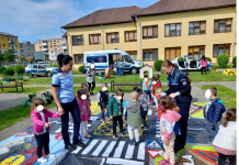 FOTO| Polițiștii din Gorj, campanie pentru prevenirea accidentelor în care sunt implicați copii
