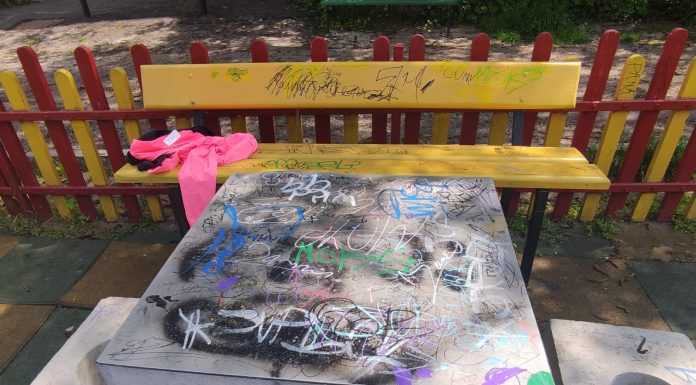 Edilitara Târgu-Jiu: Loc de joacă vandalizat la puțin timp după modernizare