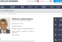 Sorin Oprescu, prins în Grecia