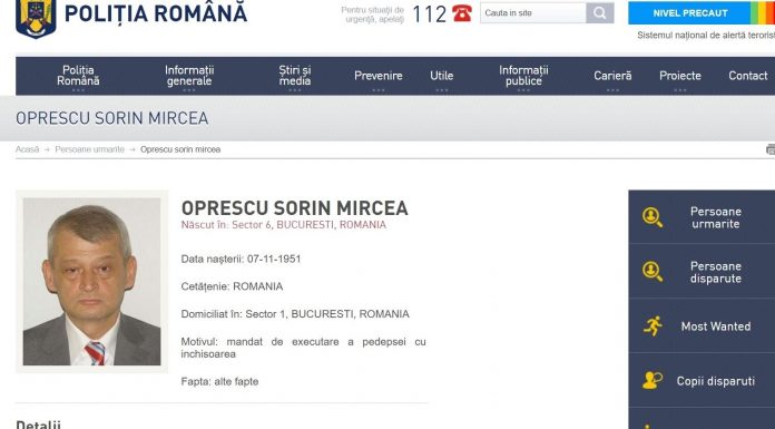 Sorin Oprescu, prins în Grecia