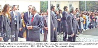 1 iunie 2022 – 50 de ani de învățământ superior tehnic de scurtă durată în Gorj și 30 de ani de existență a Universității ,,Constantin Brâncuși” din Târgu-Jiu (II)