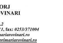 Anunț selecție experți în cadrul proiectului ,,Bunicii comunității – Rovinari”